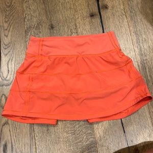 Warm Coral Lululemon skirt